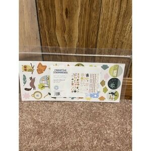 Retired Creative Memories Set Up Camp Designer Stickers New